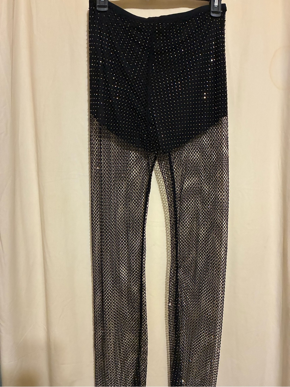 Blue B Rhinestone Mesh Pants - Picture 5 of 7